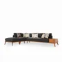 Sofas - Mysig - Teakwood Seven Seater Sofa - ALANKARAM