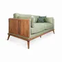 Sofas - Mysig - Two Seater Teakwood Sofa - ALANKARAM