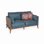 Sofas - Mysig - Two Seater Teakwood Sofa - ALANKARAM