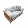 Sofas - Mysig - Two Seater Teakwood Sofa - ALANKARAM