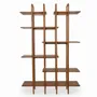 Bookshelves - Narin Teakwood Decorative Unit - ALANKARAM
