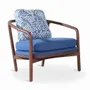 Chairs - Nofo - Teakwood Lounge Chair - ALANKARAM