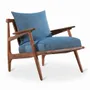 Chairs - Obalo - Teakwood Lounge Chair - ALANKARAM