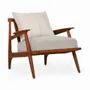 Chairs - Obalo - Teakwood Lounge Chair - ALANKARAM
