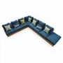 Sofas - Parlak - Eight Seater Teakwood Sofa - ALANKARAM