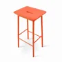 Chaises - Tabouret haut / de bar Pluma Metal (PU massif) - ALANKARAM
