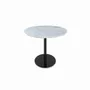 Desks - Pou - Round Marble Top - ALANKARAM