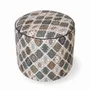 Poufs - Pouf - Ottoman rond - ALANKARAM
