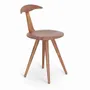 Chairs - Pratinu - Teakwood Wooden Dining Chair - ALANKARAM