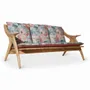 Canapés - Rocnik - Canapé trois places en bois massif - ALANKARAM