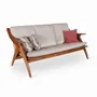 Sofas - Rocnik - Three Seater Teakwood Sofa - ALANKARAM