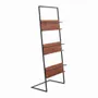 Bookshelves - Sito - Metal Magazine Rack with Teakwood - ALANKARAM