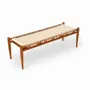 Bancs - Tenshi - Banc en teck avec corde blanc cassé - ALANKARAM