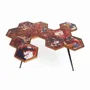 Other tables - Toi - Metal Center Table with Multicolor - ALANKARAM