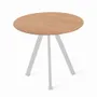 Other tables - Trio - Metal Table with Solidwood Top - ALANKARAM