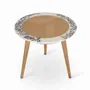 Autres tables  - Tripadi - Table d'appoint peinte à la main - ALANKARAM