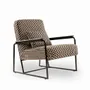 Chaises - Tubli - Fauteuil lounge en tissu multicolore - ALANKARAM