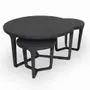 Other tables - Uchta - Center Table with Black Stain - ALANKARAM