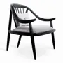 Chaises - Vakra - Fauteuil Lounge Teinté Noir - ALANKARAM