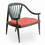 Chairs - Vakra - Lounge Chair With Green Stain - ALANKARAM