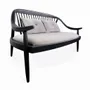 Sofas - Vakra - Two Seater sofa With Black Stain - ALANKARAM