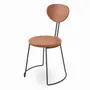 Chairs - Viboko - Dining Chair With Black PU - ALANKARAM