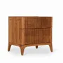 Night tables - Vinka Teakwood Bedside Unit - ALANKARAM