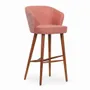 Chairs - Whawhe - High/Bar Chair with Printed Back - ALANKARAM