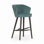 Chairs - Whawhe Black Stain High/Bar Chair - ALANKARAM