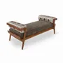 Canapés - Chaise longue Yassi en teck de grande taille - ALANKARAM