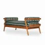 Sofas - Yassi Teakwood Daybed/Chaise - ALANKARAM