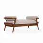 Sofas - Yassi Teakwood Daybed/Chaise - ALANKARAM