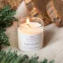 Cadeaux - Coffret Nuit de Noël - 3 Bougies artisanales parfumées en cire de soja - SAUGETTE