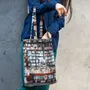Homewear textile - Tote bag Paris Librairies - MARON BOUILLIE