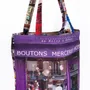 Homewear textile - Tote bag Paris Mode - MARON BOUILLIE