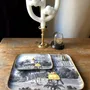 Trays - India enamelled tray - PARADISIO IMAGINARIUM