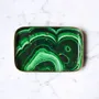Trays - Malachite enamelled tray - PARADISIO IMAGINARIUM