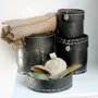 Objets de décoration - Vide-poche ou porte savon en pneu recyclé - KARAWAN AUTHENTIC