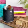 Objets de décoration - Pot droit en pneu recyclé. - KARAWAN AUTHENTIC