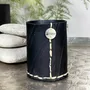 Objets de décoration - Pot droit en pneu recyclé. - KARAWAN AUTHENTIC