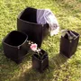 Objets de décoration - Cache-pot en pneu recyclé. - KARAWAN AUTHENTIC