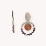 Bijoux - Boucles d'oreilles poussoir gitanes – L’ILE ROUSSE - NATURE BIJOUX