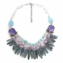 Jewelry - Plastron necklace with kyanite, amethyst and aquamarine – GOTBORG - NATURE BIJOUX