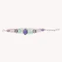 Jewelry - 2 rows bracelet with violet cab – GOTBORG - NATURE BIJOUX