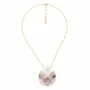 Bijoux - Collier pendentif goutte marqueterie – SAN LAZZARO - NATURE BIJOUX
