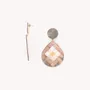 Jewelry - XL post earrings 4 shell marquetry – SAN LAZZARO - NATURE BIJOUX