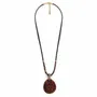 Bijoux - Collier pendentif corne dorée – JAGUAR - NATURE BIJOUX