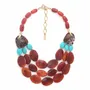 Bijoux - Collier plastron 3 rangs – SURABAYA - NATURE BIJOUX