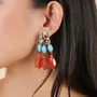 Bijoux - Boucles d'oreilles poussoir 3 rangs– SURABAYA - NATURE BIJOUX