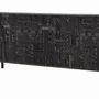 Sideboards - Sideboard in mango wood and dark walnut metal legs - GINER Y COLOMER